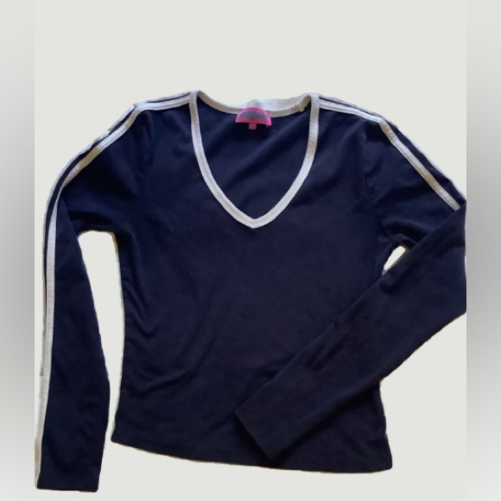 Edikted womens small contrast striped long sleeve